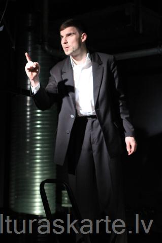 Ventspils teātra izrāde M.Zīverts "Kāds, kas slēpjas tumsā" ("Cenzūra") 2012.g.